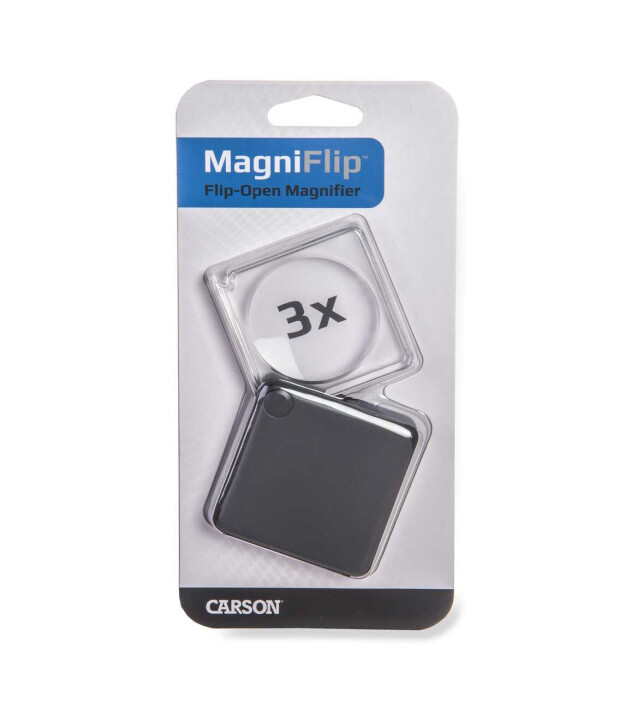 Carson MagniFlip Çevir Çıkar Cep Büyüteci (3X)