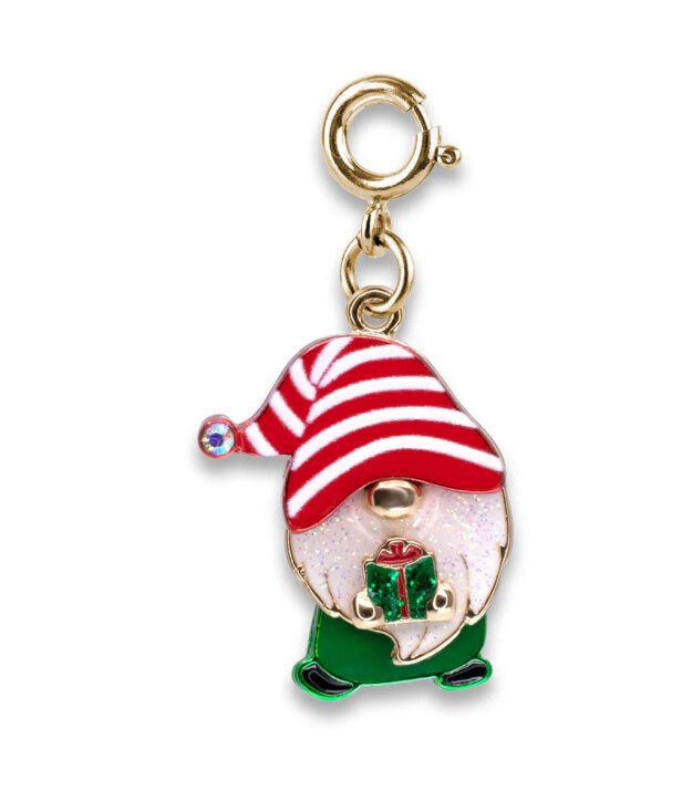 CHARM IT! Gold Swivel New Year Gnome Charm