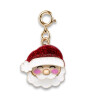 CHARM IT! Gold Glitter Santa Charm