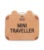 ChildHome Mini Traveller Valiz Kanvas, Teddy Kahve