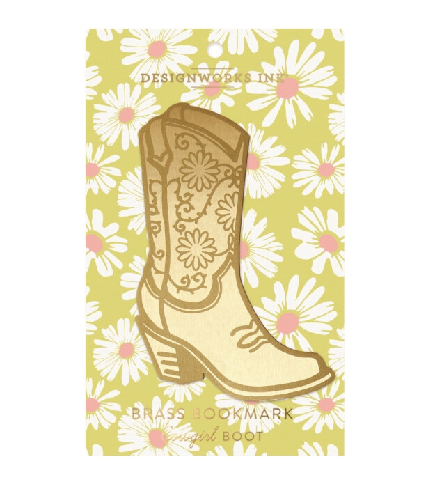 Designworks Ink Metal Kitap Ayracı // Cowgirl Boot