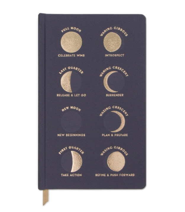 Designworks Ink Defter (Sert Kapak) // Navy Moon Phases