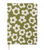 Designworks Ink Journal Defter - Jumbo (Soft Touch) // Green Groovy Floral