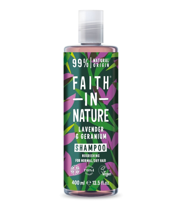 Faith in Nature %99 Doğal Sakinleştirici Şampuan // Lavanta&Sardunya (Lavender & Geranium)