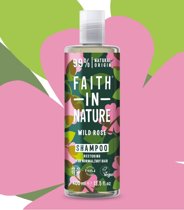 Faith in Nature %99 Doğal Onarıcı Şampuan // Yabani Gül (Wild Rose)