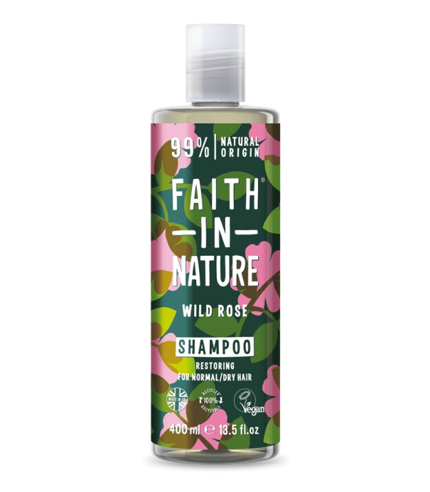 Faith in Nature %99 Doğal Onarıcı Şampuan // Yabani Gül (Wild Rose)