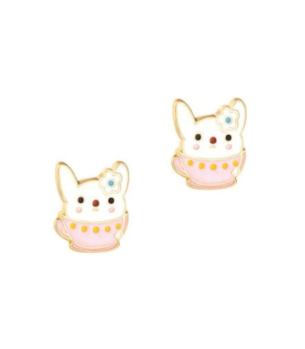 Girl Nation Cutie Studs / Küpe- Bunny Tea Time