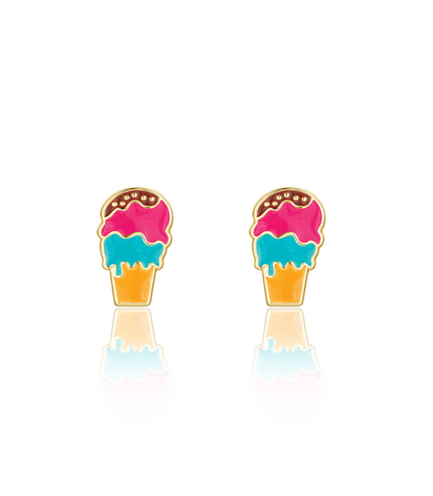 Girl Nation Cutie Studs / Küpe- Triple Scoop