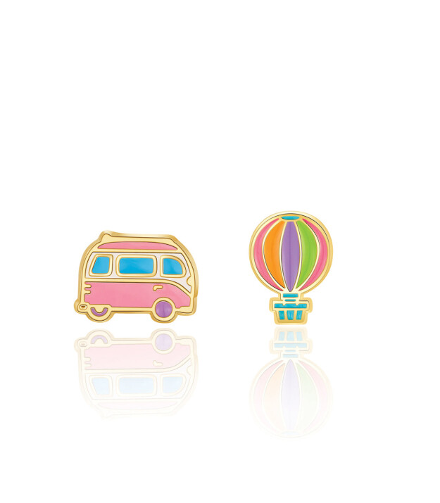 Girl Nation The Perfect Pair Cutie Studs / Küpe- Travel Adventure