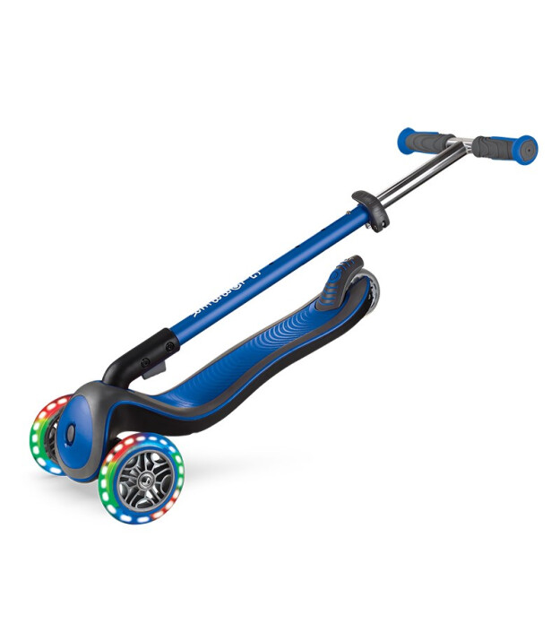 Globber Elite Deluxe Işıklı Scooter // Lacivert