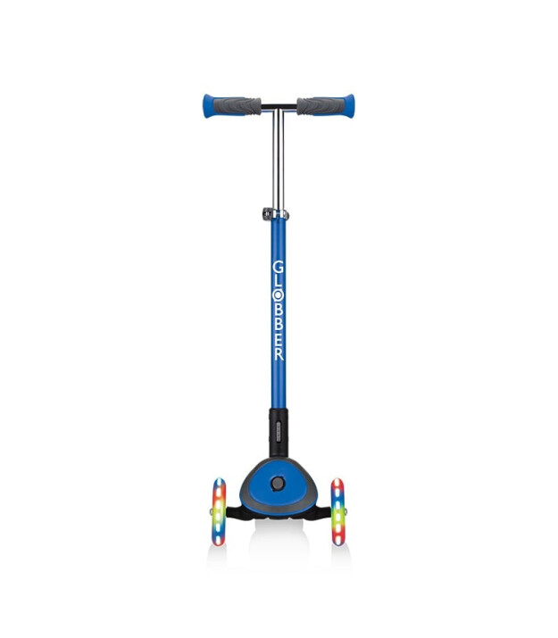 Globber Elite Deluxe Işıklı Scooter // Lacivert