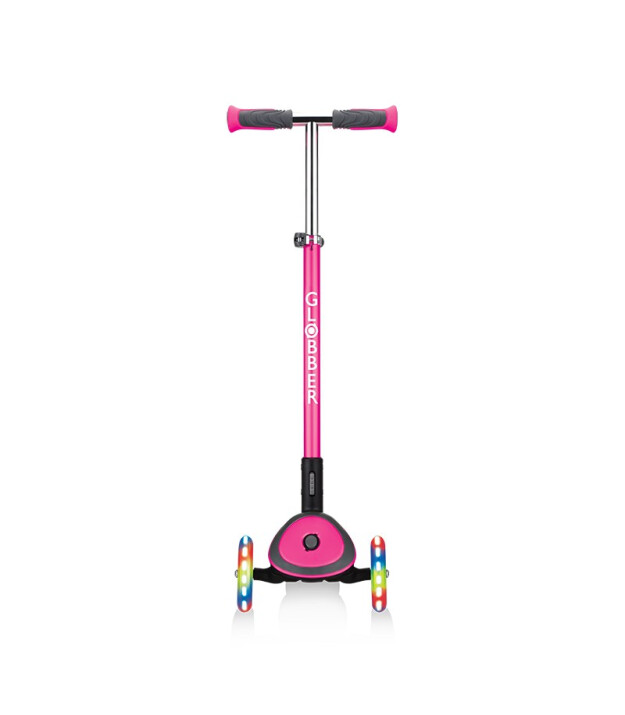 Globber Elite Deluxe Işıklı Scooter // Pembe