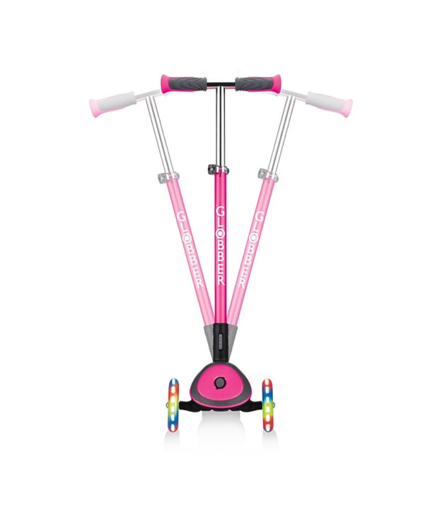 Globber Elite Deluxe Işıklı Scooter // Pembe