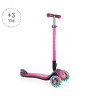 Globber Elite Deluxe Işıklı Scooter // Pembe