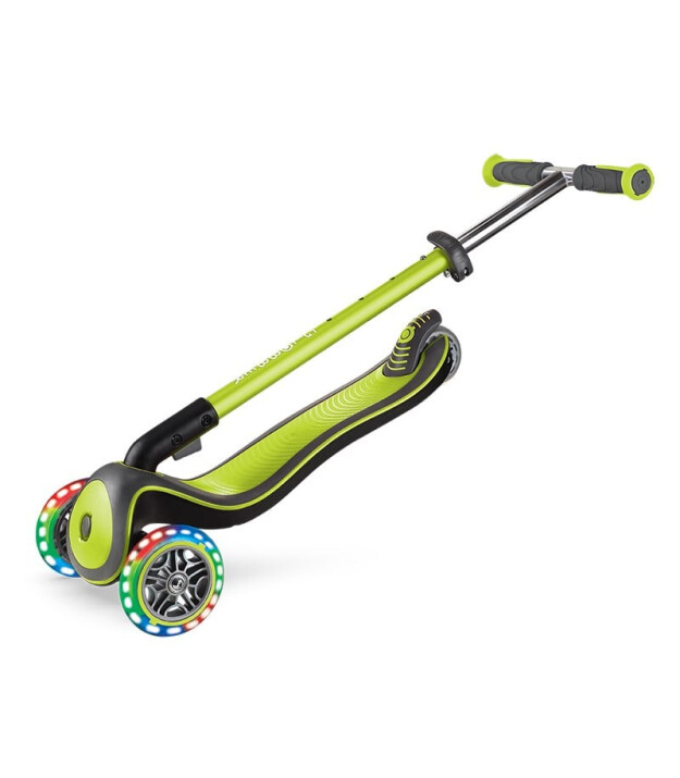 Globber Elite Deluxe Işıklı Scooter // Yeşil