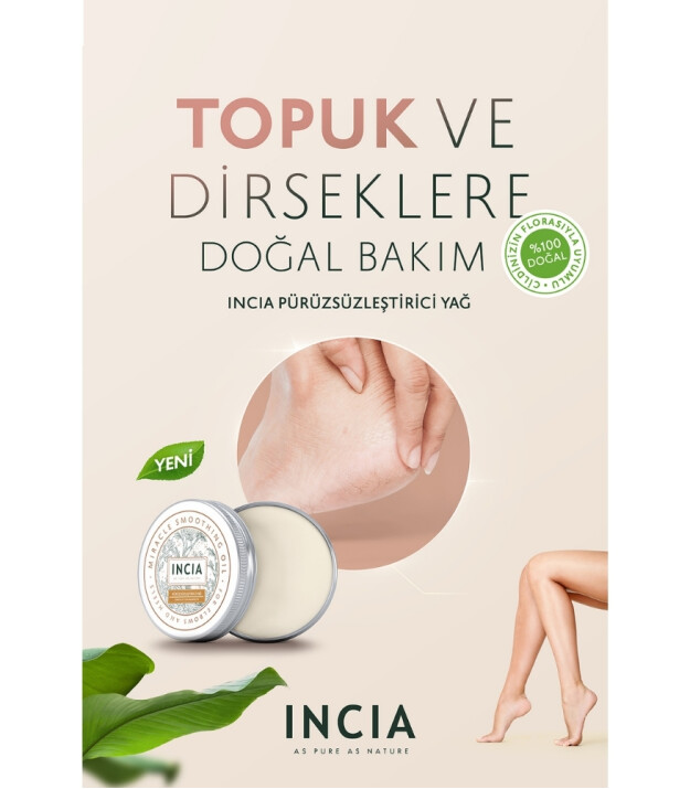 INCIA %100 Doğal Pürüzsüzleştirici Balm Yağ