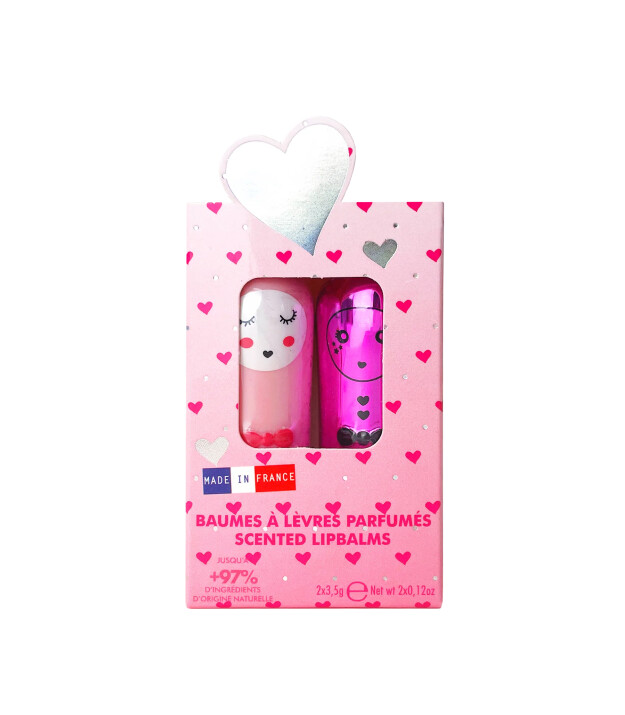 Inuwet Duo Glitter Lip Balm Set // Amour