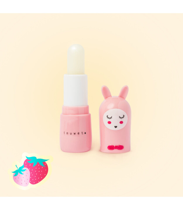 Inuwet Bunny Lip Balm // Strawberry