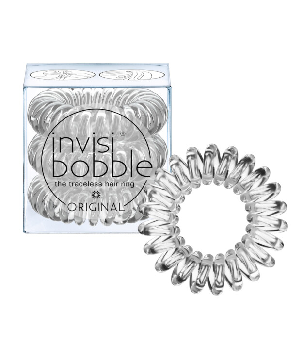 Invisibobble Original Saç Tokası (3 Adet) // Crystal Clear