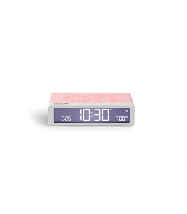 Lexon x Pantone Flip Klasik Alarm Saat // Pink