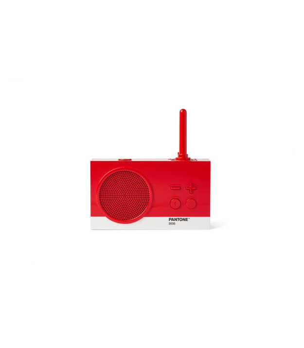 Lexon x Pantone Tykho 3 Bluetooth Hoparlör ve Radyo // Red