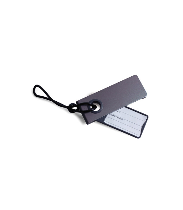 Lexon Neo Luggage Tag Bagaj Etiketi // Metalic Grey