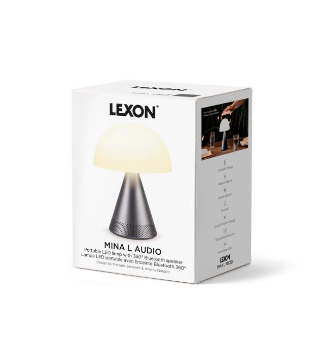 Lexon Mina L Led Lamba ve  Bluetooth Hoparlör Dore