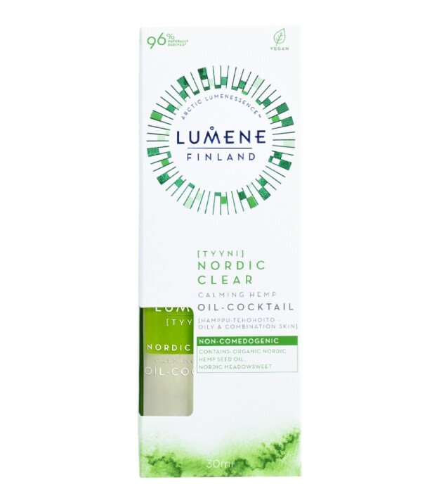 Lumene Calming Hemp Oil-Cocktail Kenevir Tohumu Yağı İçeren Rahatlatıcı Bakım Kokteyli (30 ml)