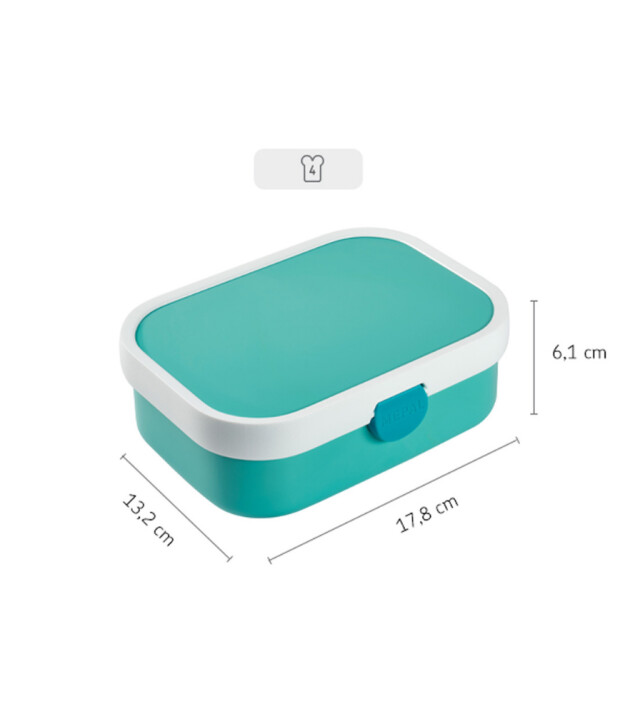 Mepal Campus Lunch Box // Turquoise