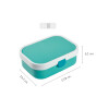 Mepal Campus Lunch Box // Turquoise