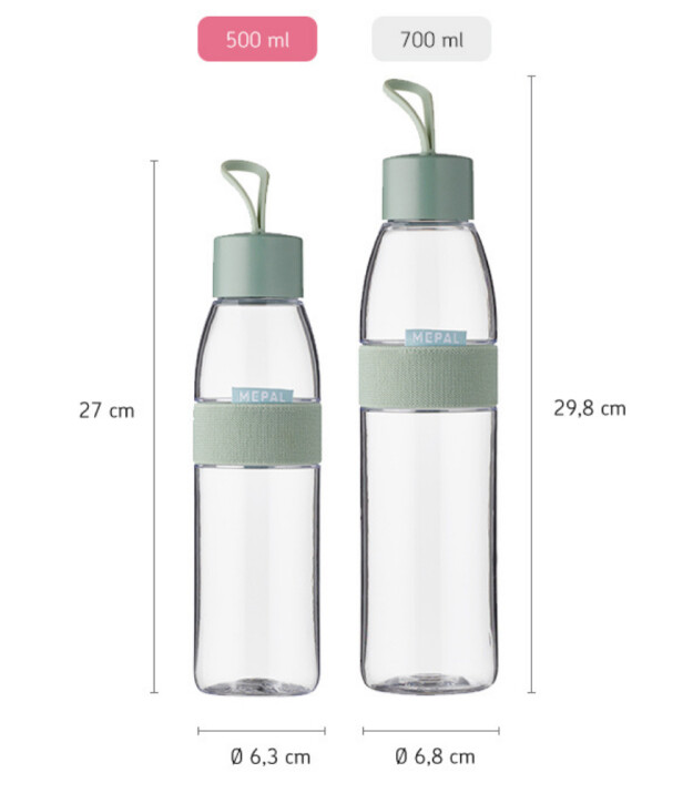 Mepal Ellipse Water Bottle (500 ml) // Vivid Mauve