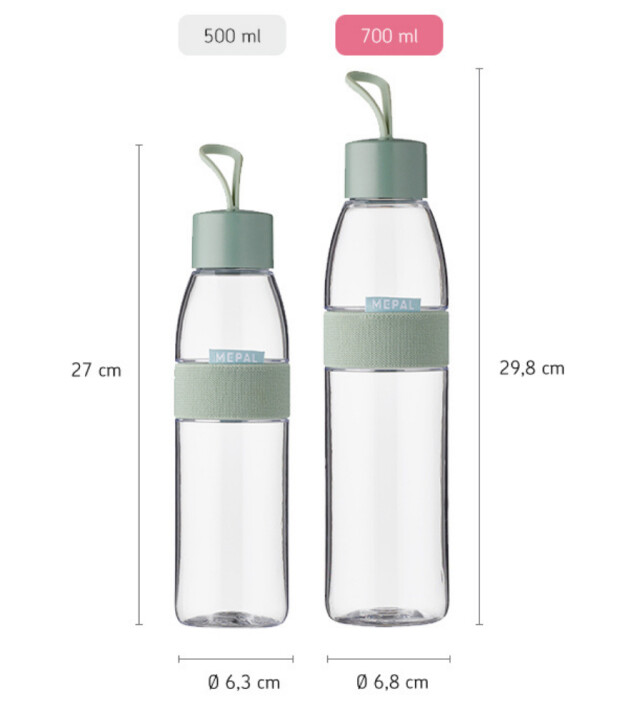 Mepal Ellipse Water Bottle (700 ml) // Nordic Black