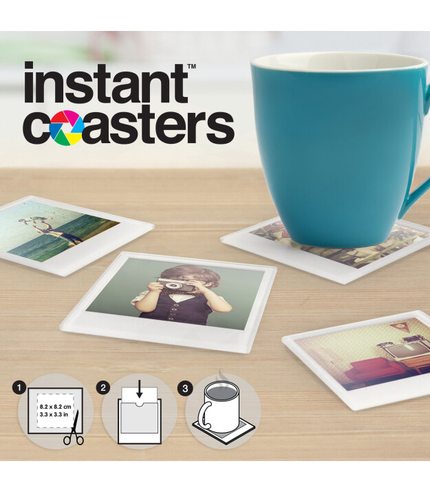 Mustard Bardak Altlık Set // Instant Coaster