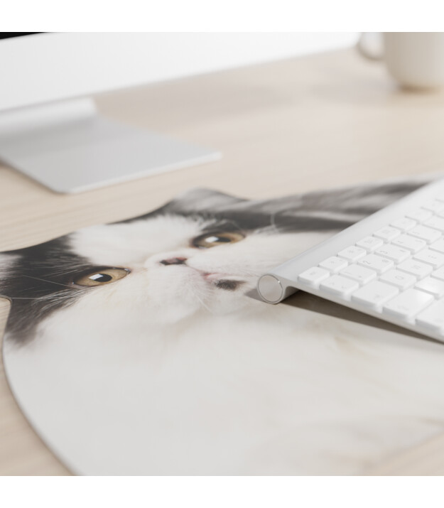 Mustard Mouse Pad // Fat Cat