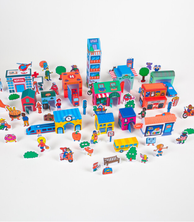 OMY 3D Paper Toys // City