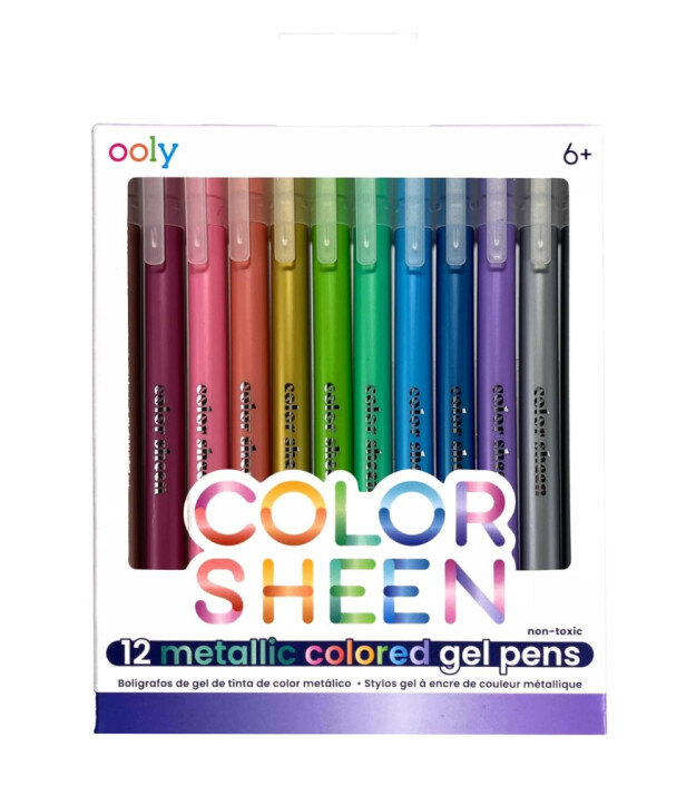 Ooly Color Sheen Jel Kalem // Metalik (12 Adet)