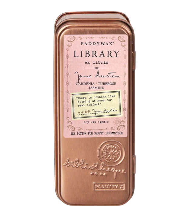 Paddywax Library Metal Kutu Mum // Jane Austen