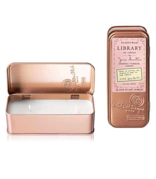 Paddywax Library Metal Kutu Mum // Jane Austen