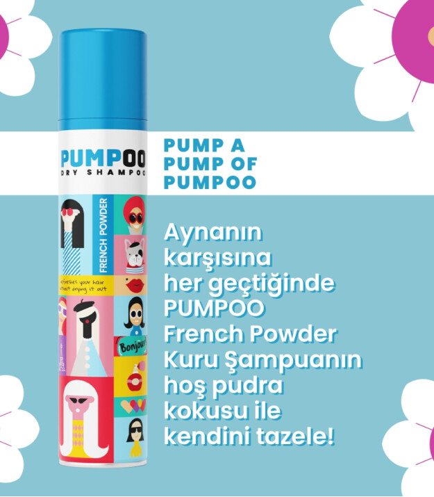 Pumpoo Kuru Şampuan // French Powder