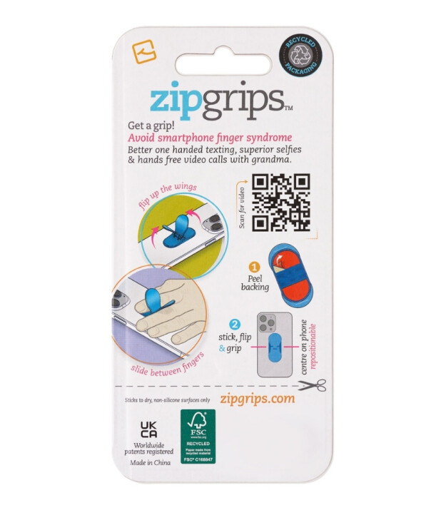 Thinking Gifts Zipgrips Telefon Tutucu & Stand // Puppy