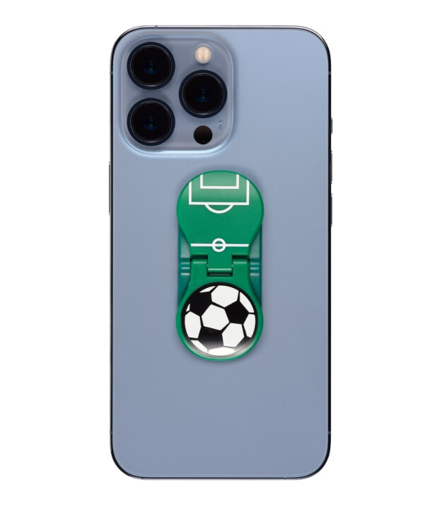 Thinking Gifts Zipgrips Telefon Tutucu & Stand // Soccer