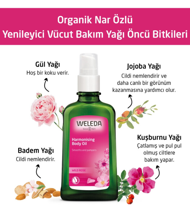 Weleda Rahatlatıcı Vücut Bakım Yağı // Gül