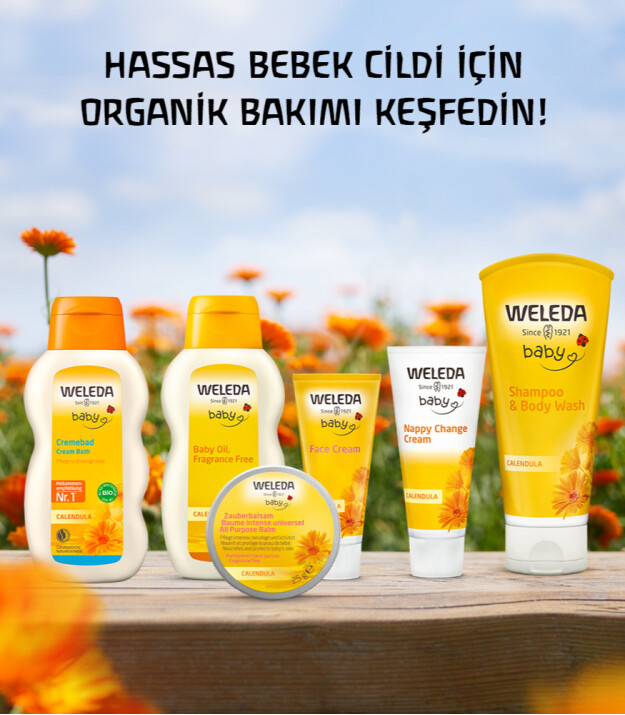 Weleda Calendula Koruyucu Organik Bebek ve Çocuk Yüz Kremi