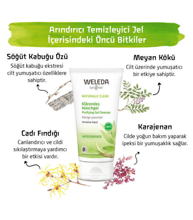 Weleda Naturally Clear Arındırıcı Temizleyici Jel